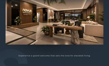 Own a Skyline view Studio unit for sale in Villar City, near UP Dasmariñas | Novus Prime Residences