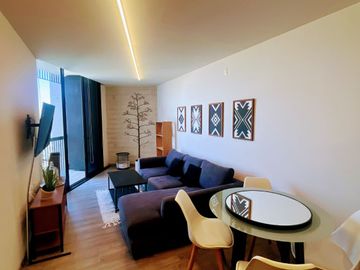 Departamento Amueblado en Renta y Venta | Adamant Querétaro | Piso 20 con Vista