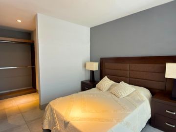 DEPARTAMENTO FLEX AMUEBLADO EN RENTA LEON GTO ZONA NORTE CON ROOF GARDEN PRIVADO A 5 MIN DEL PARQUE LOS CÁRCAMOS.