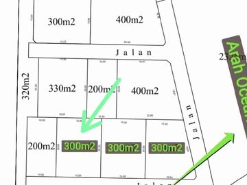DIJUAL TANAH OCEAN VIEW BANGUNAN LANTAI 2 DENGAN KAWASAN KOMPLEK VILLA MEWAH DI NUSA DUA / SAWANGAN - BALI