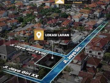 Tanah luas 1 are Jalan Jaya Giri Induk kawasan Renon