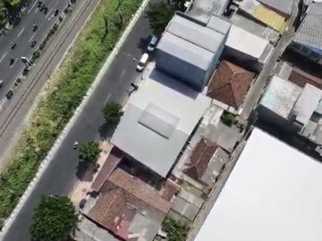 Bangunan Komersial di Ahmad Yani Surabaya luas 322m2 & bangunan 642m2 bangunan loss bisa gudang & pabrik, lokasi dekat royal plaza, Mal Trans Icon