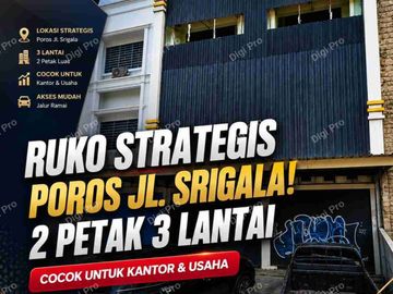 Jual Ruko 2 Petak 3LT Dempet Jl. Srigala. SHM