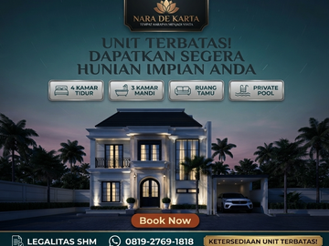 RUMAH MEWAH 2 LANTAI GODEAN BONUS KANOPI