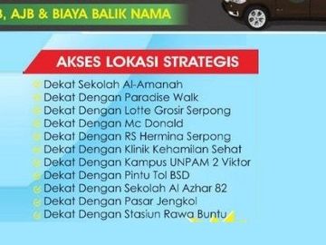 Rumah AGV-10 Pocis Serpong, Baktijaya Setu, Tangsel Kota Tangerang Selatan, Baru, Dijual