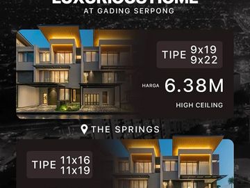 CLUSTER ARDEA HERON AT THE SPRINGS SUMMARECON SERPONG HUNIAN 3LANTAI LUXURY