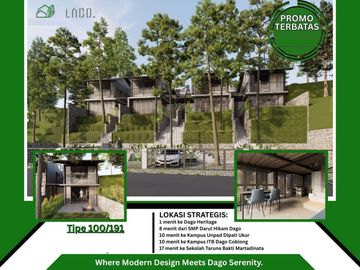 Rumah GDH DAGO Cigadung Cibeunying Kaler, Mewah Murah, Baru di Kota Bandung Utara Dijual
