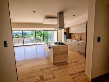 Departamento en renta con terraza y vista a áreas verdes en Zibatá – Querétaro