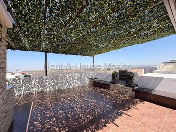 El mirador rento en calle abierta casa de 3 niveles con roof 3 recmarasa 4 baños 2 autos