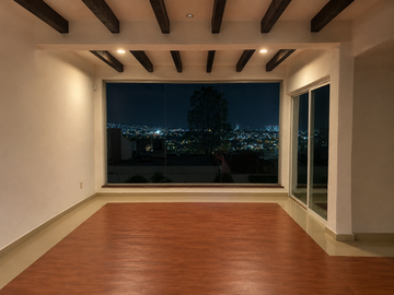 Casa en Real de Juriquilla · Vista panorámica y jardín.