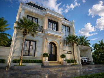 Rumah Villa Jogja 2 Lantai American Style Area Godean Free Kanopi