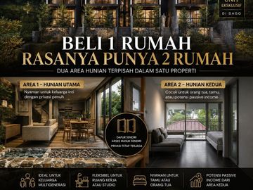 Rumah Eksklusif Di Kawasan Dago Bandung Dekat Golf Course - Nego