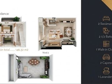 Departamento en Preventa en Lomas de Juriquilla Querétaro