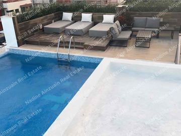 SE RENTA DEPARTAMENTO AMUEBLADO EN CONDOMINIO MENESSE QUINTA MAR PLAYA DEL CARMEN QUINTANA ROO,  2 RECÁMARAS, AMENIDADES, SEGURIDAD 24 HORAS.