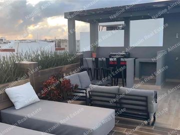 SE RENTA DEPARTAMENTO AMUEBLADO EN CONDOMINIO MENESSE QUINTA MAR PLAYA DEL CARMEN QUINTANA ROO,  2 RECÁMARAS, AMENIDADES, SEGURIDAD 24 HORAS.