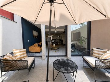 Departamento Townhouse de 168 m² con terraza y balcón en venta en Escandón
