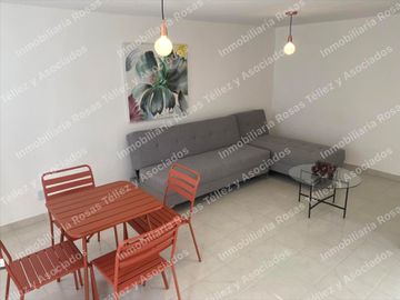Departamento amueblado para UNA SOLA persona en Renta frente al parque Ecológico,Puebla