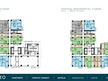 FOR SALE: Corner 1-Bedroom Unit with Parking at Astela at Circuit Makati