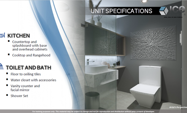 Ice Tower - For Sale 1 Bedroom 27.02 sqm End Unit in Mall of Asia Complex, Pasay City