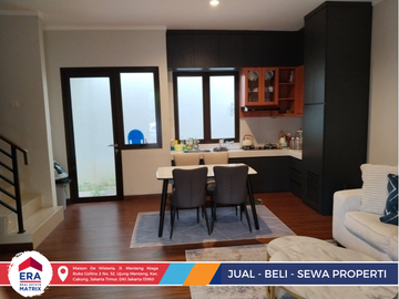 Jual Rumah Burgundy Summarecon Bekasi Tipe Vermilion Premium - LT 104m² / LB 118m² Full Furnish