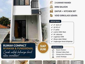Jual Rumah Baru Cluster Murah Di Jagakarsa Jakarta Selatan, Jaksel (Akses Motor)