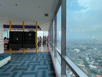 Disewakan Premium Office Soho Capital Podomoro City Jakarta Barat – 834 m2 Semi Furnished