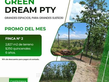 LOTES FRENTE AL LAGO GATUN- FINANCIAMIENTO DIRECTO DESDE 200 QUINCENAL