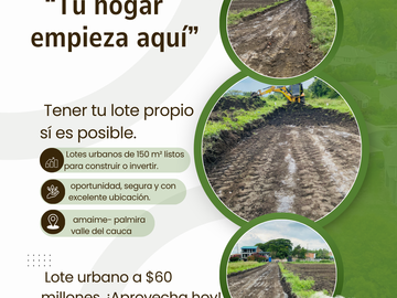 LOTES EN AMAIME DESDES 150m2 EN $60 MILLONES