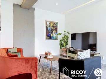 Departamento amueblado en la Roma