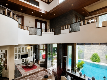 Luxury House Fully Furnished dengan Private Swimming Pool di Pondok Indah Jakarta Selatan BTC 16233 OC