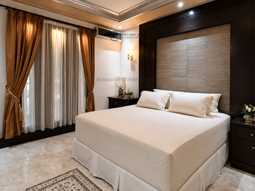 Luxury House Fully Furnished dengan Private Swimming Pool di Pondok Indah Jakarta Selatan BTC 16233 OC