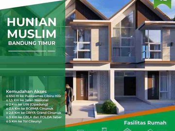 Jual Rumah Baru 2 Lantai Cluster di Cibiru Kota Bandung (Akses Jalan 2 Mobil) Murah