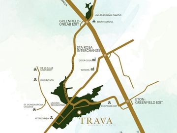 Luxury Lot For Sale in Sta. Rosa Laguna Greenfield Subd (Trava)-MC