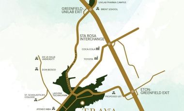 Luxury Lot For Sale in Sta. Rosa Laguna Greenfield Subd (Trava)-MC