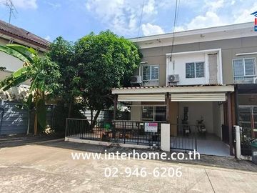 Two-story townhome, 29.5 sq.wa., Pruksa 60/1 Rangsit-Bang Phun Village, Soi Rangsit-Pathum Thani 43, Rangsit-Pathum Thani Road, Mueang Pathum Thani, P