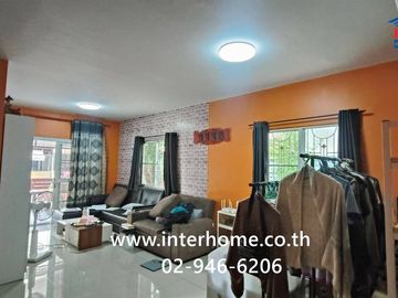 Two-story townhome, 29.5 sq.wa., Pruksa 60/1 Rangsit-Bang Phun Village, Soi Rangsit-Pathum Thani 43, Rangsit-Pathum Thani Road, Mueang Pathum Thani, P