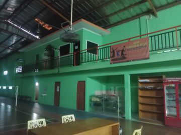 Di Sewakan GOR Bulutangkis di Pinggir Jalan Raya Perjuangan Warung Bongkok, Sukadanau Cikarang Barat