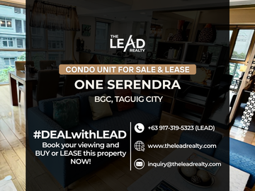 CONDO FOR RENT One Serendra 2 Bedroom Unit Fully Furnished BGC Taguig City near Two Serendra Seda BGC Market Market Serendra Mall condo for rent