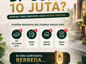 DP Cukup 10 JT sudah bisa rumah baru di jakarta timur dekat Aeon mall cakung