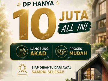 DP Cukup 10 JT sudah bisa rumah baru di jakarta timur dekat Aeon mall cakung