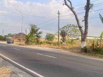 tanah lahan industri cocok untuk pabrik sudah perijinan lengkap tinggal bangun di ngrampal sragen Jawa Tengah