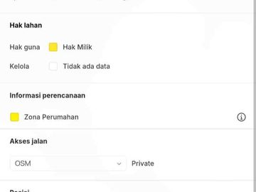 tanah 5 are Jimbaran cocok untuk bisnis anda