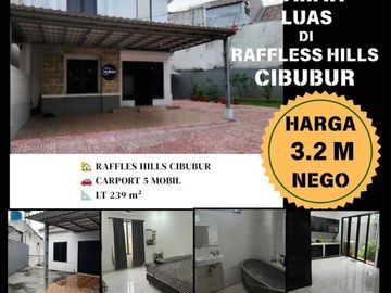 Rumah apik siap huni di Raffless Cibubur