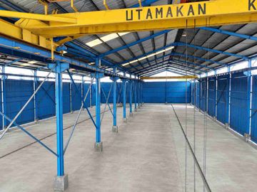 Gudang Terbuka Kapuk Lt 2500 m² ada Crane Akses 40feet