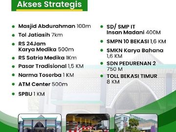 Rumah PIK Padurenan Mustikajaya, READY SIAP HUNI Murah 1 LANTAI Kota Bekasi Timur Dijual