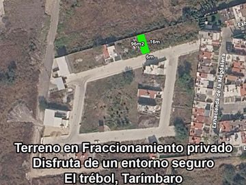 Terreno en Venta en Fraccionamiento Privado, Tarímbaro! 🏡  Construye la casa de tus sueños en un entorno seguro, tranquilo y con excelente ubicación