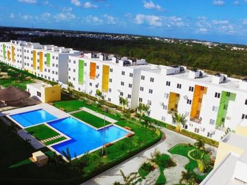 DEPARTAMENTO ADJUDICADO EN VENTA EN RESIDENCIAL VISTA ALEGRE, CANCÚN