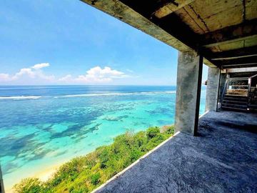 Dijual lahan bonus bangunan dgn view full laut lokasi dekat dengan ampurva Nusa dua Bali.
