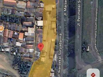 Tanah Startegis Pinggir Jalan Marsekal Dekat Bandara, Tangerang