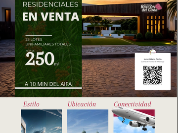 Lotes Residenciales en Venta | Desde $3,500/m² Hasta 20% de Descuento | Rincón del Girón, Zumpango